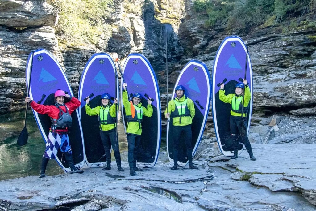 Visita guiada ao voss river sup