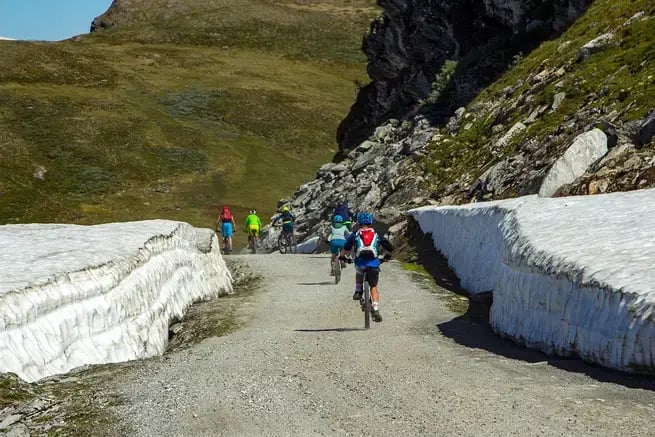 Mountain bike da montanha ao fjord