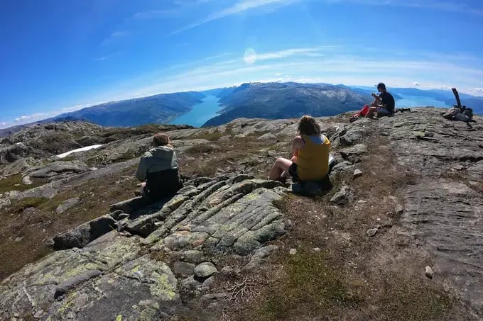 Excursión por los fiordos monte oksen