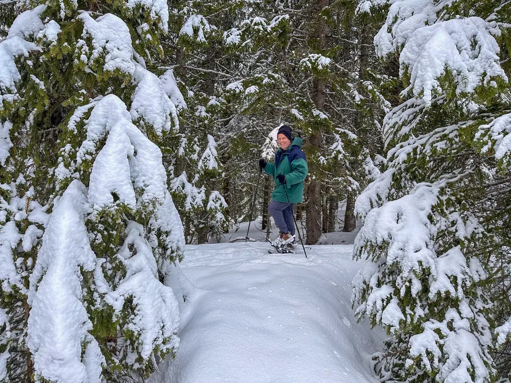 Snowshoes in Voss with Outdoor Norway-32