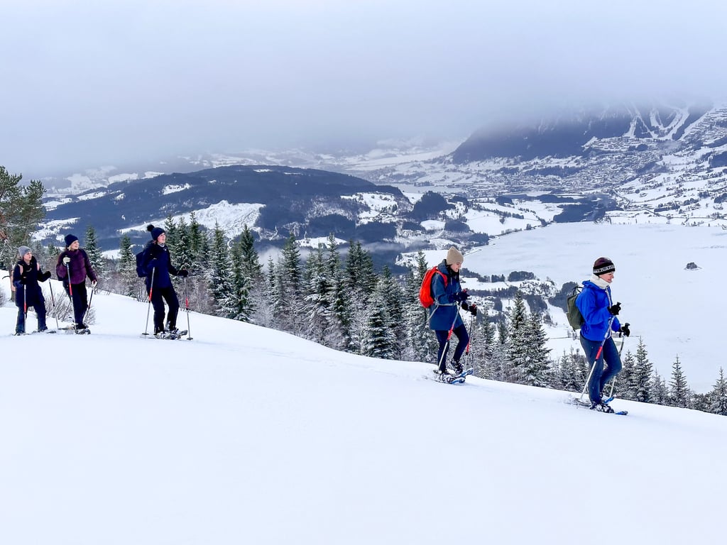 Experiência de 3 dias com esqui e raquetes de neve