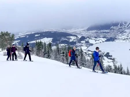 Snowshoes in Voss with Outdoor Norway
