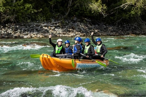 Family rafting on Raundal river is amazing!