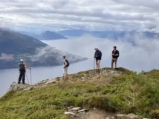 Hike in Hardangerfjord
