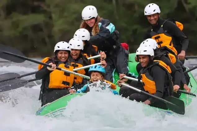 Voss Active White Water Rafting for the Whole Family