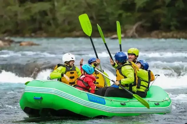Voss Active White Water Rafting for the Whole Family
