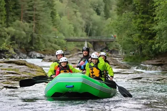 Voss Active White Water Rafting for the Whole Family