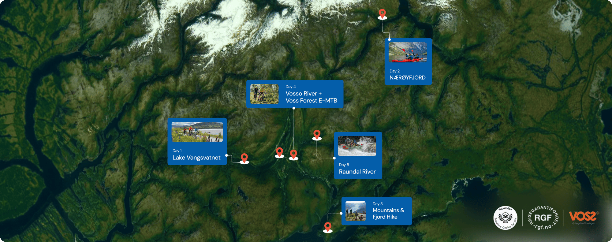 Day by Day 5-DAY FJORD NORWAY ADVENTURE TOUR ITINERARY