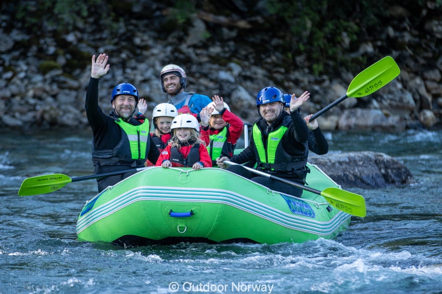 Whitewater rafting equipment