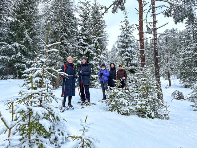 Raquetes de neve em Voss com a Outdoor Norway-30