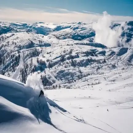 Ski In Winter