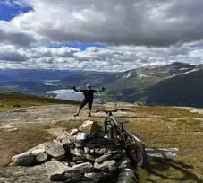 Mountain bike tour in norway
