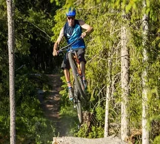 Mountain bike the great hill