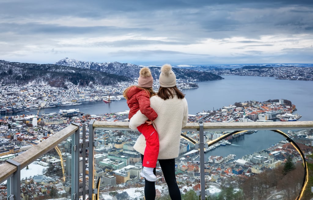 Bergen, Norway in Winter