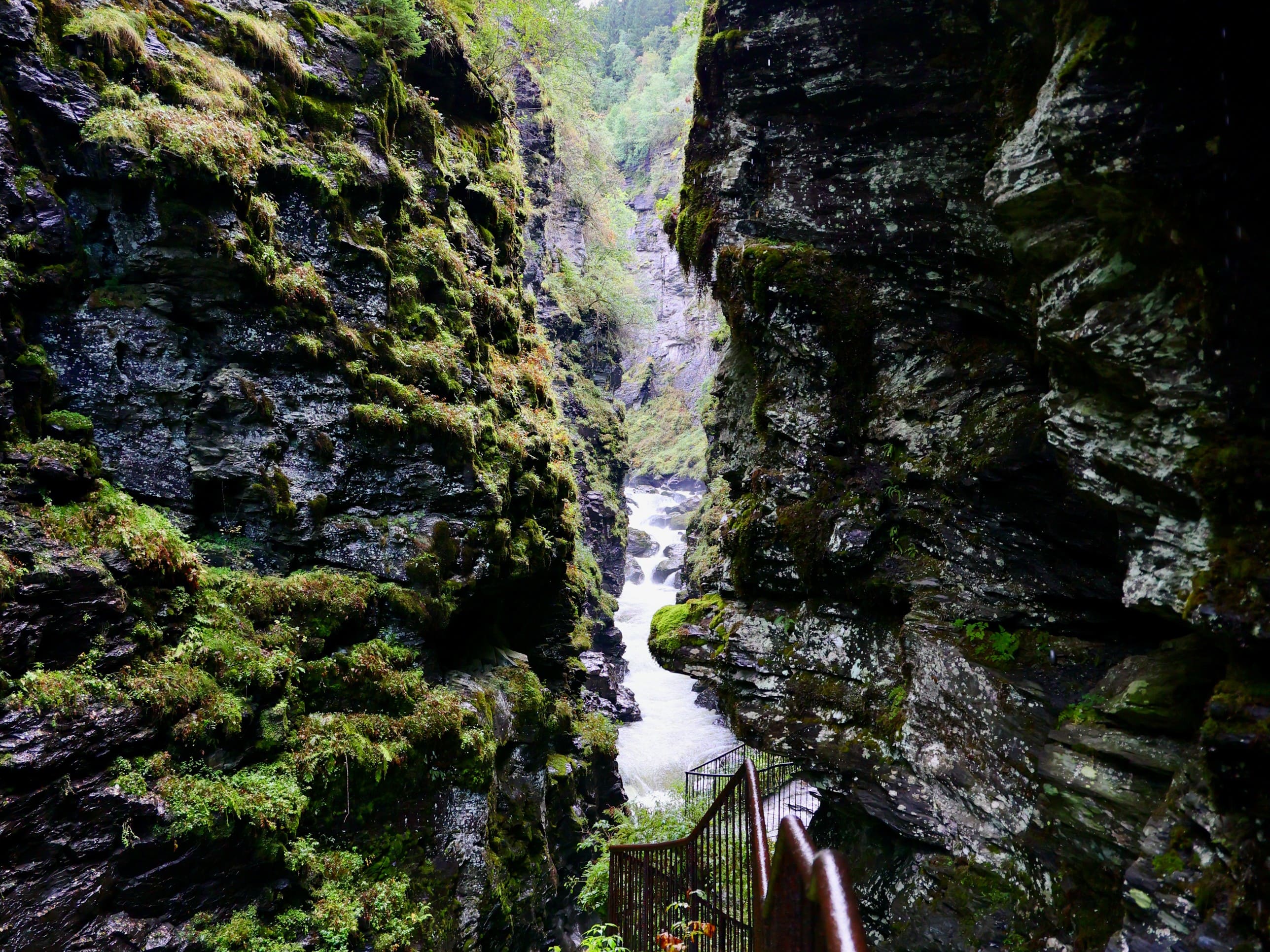 The walkway at Bordalsgjelet Gorge in Western Fjord Norway