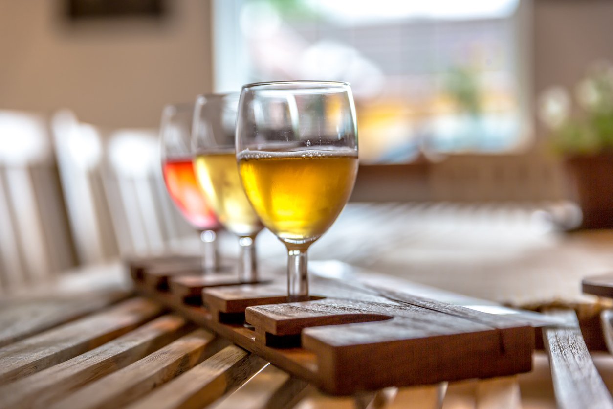 An assortment of Hardanger cider in Norway