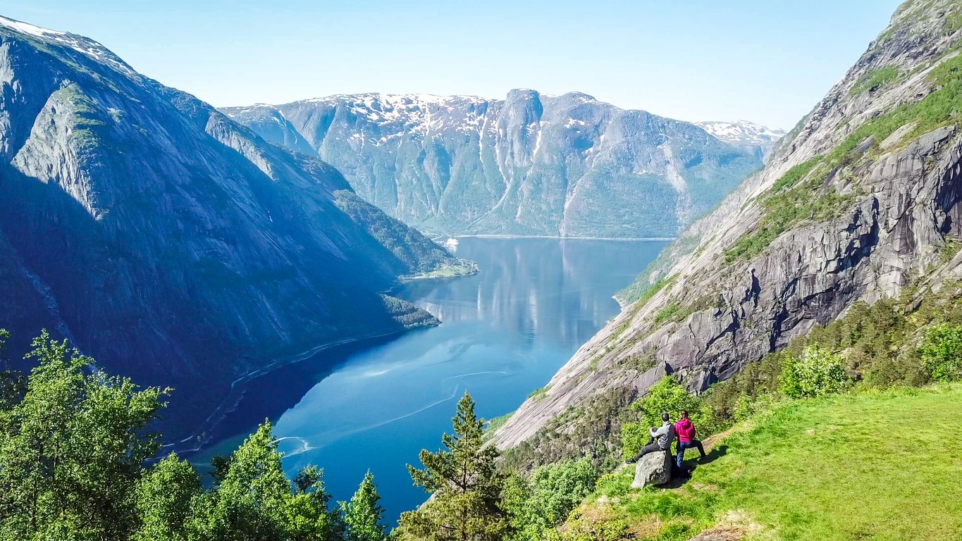 Fjord vista near Bergen, Norway