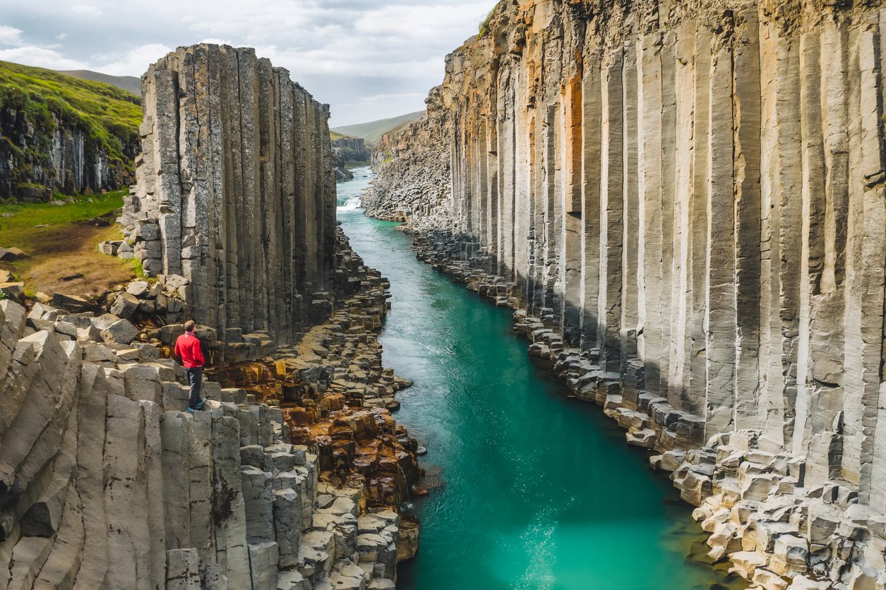 A summer landscape in Iceland