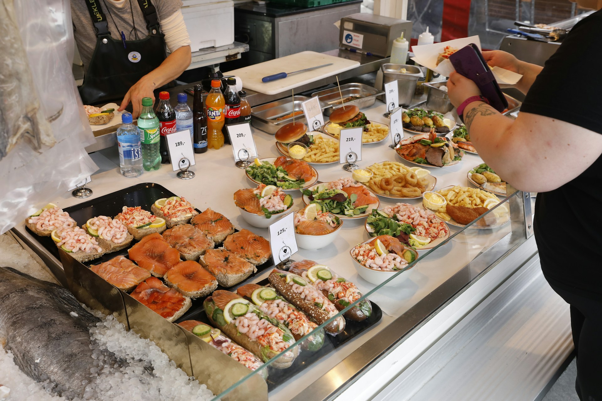 Expensive food prices in Bergen, Norway