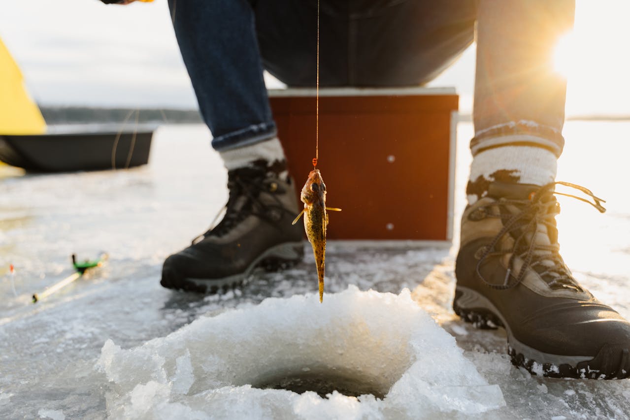 Ice Fishing on Mountain Lakes