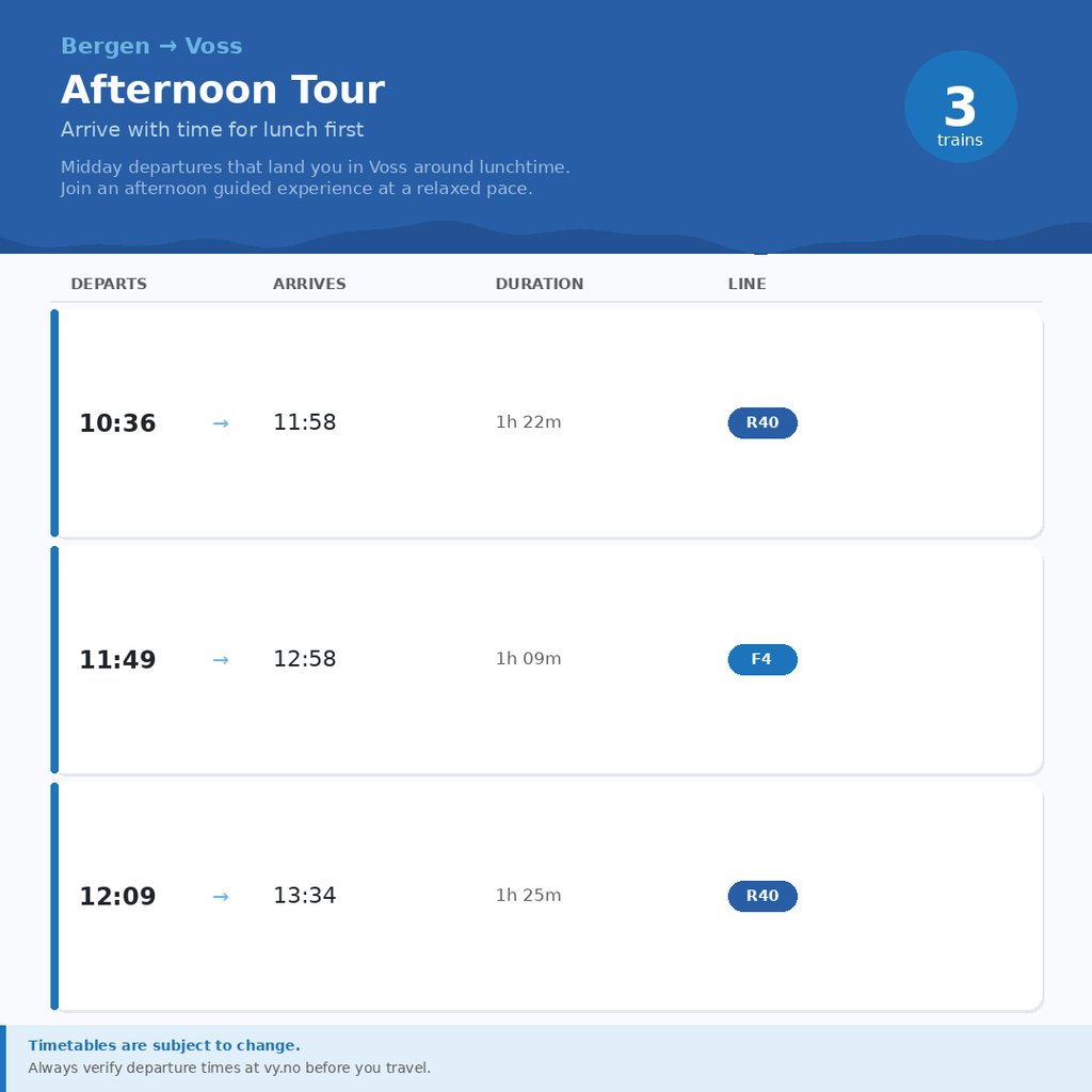 timetable-afternoon-tour