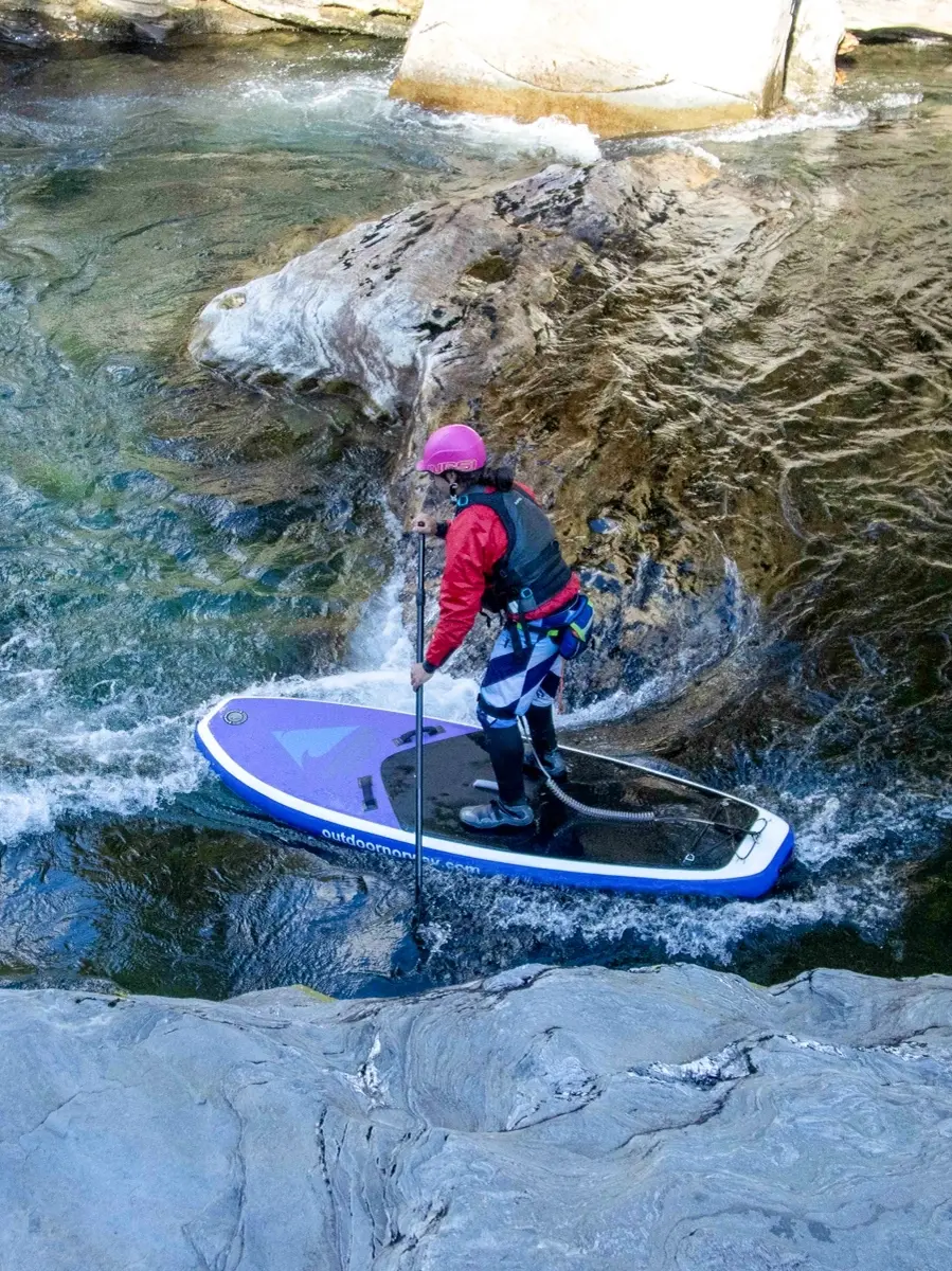 Visita guiada ao voss river sup