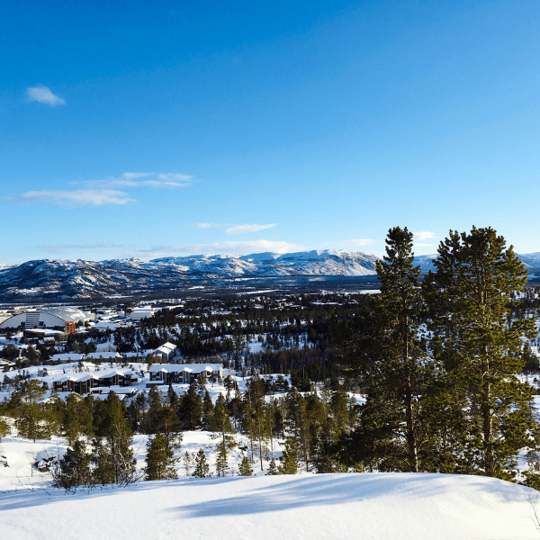 Alta Town, Norway in winters