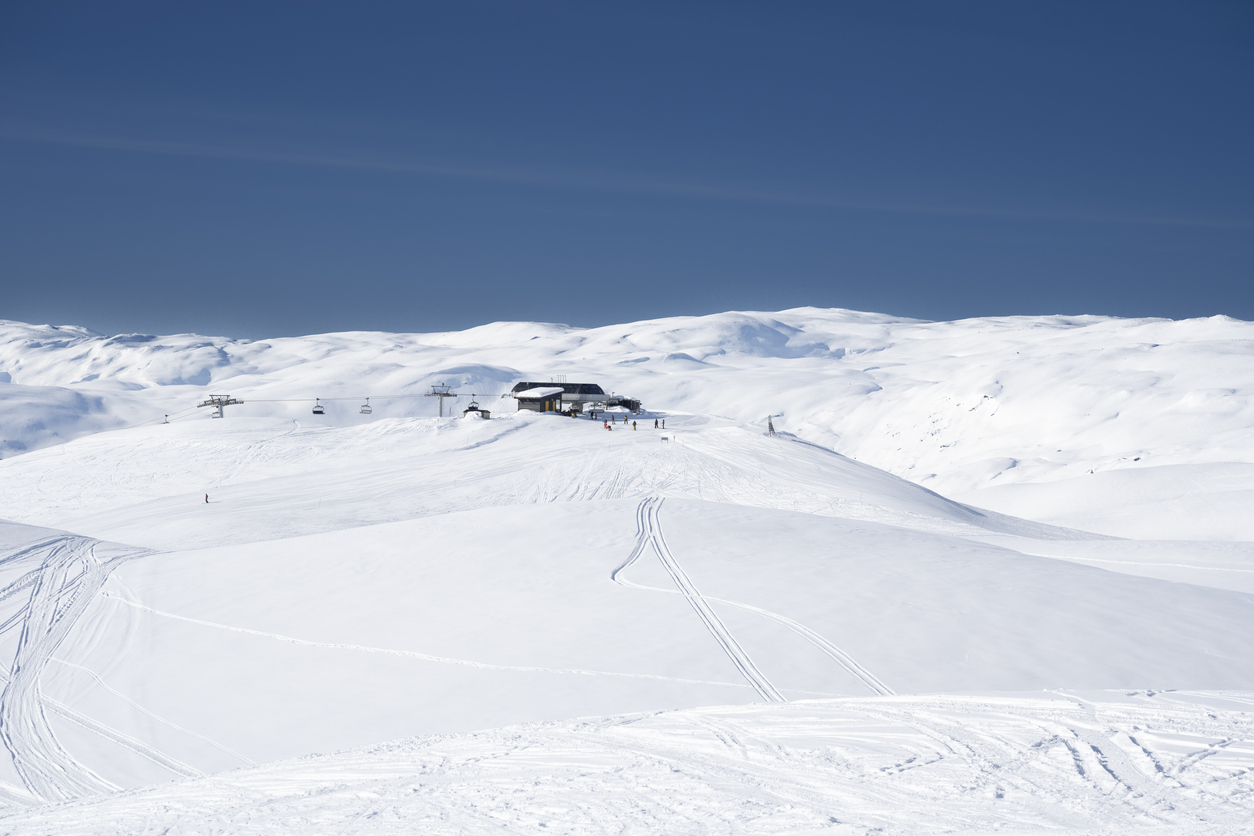 distância até a estação de esqui de Myrkdalen